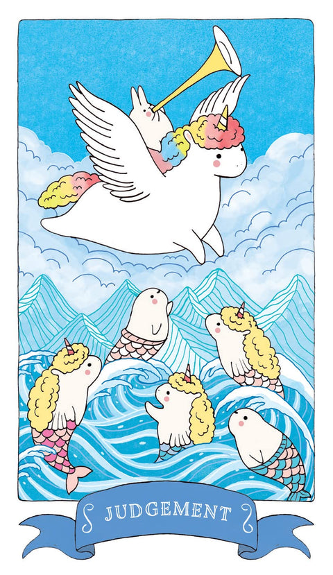 Kawaii Tarot Deck & Guidebook by Lulu Mayo Rock Point 78 Cards