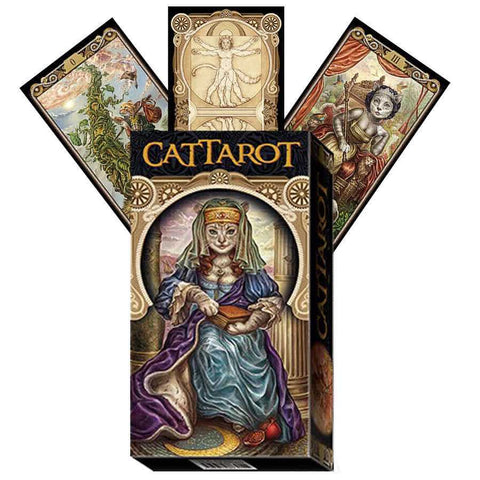 Cat Tarot Deck 78 Cards Lo Scarabeo Baraldi Marseille with Guidebook New