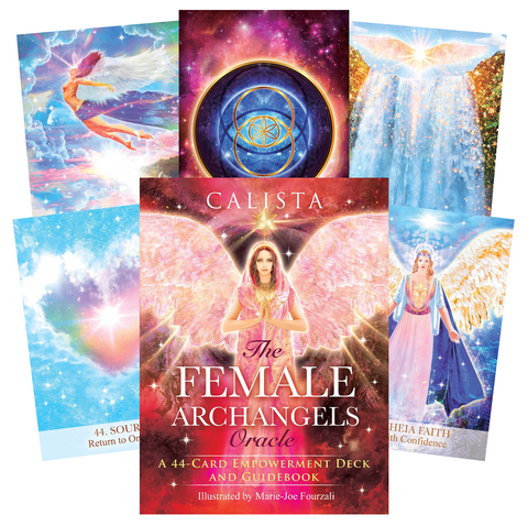Female Archangels Oracle Cards Deck & Guidebook by Calista Findhorn