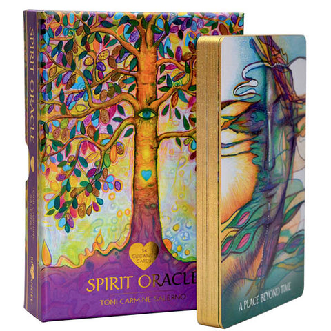 Spirit Oracle 3rd Ed Deck Toni Carmine Salerno Gold Edge Blue Angel