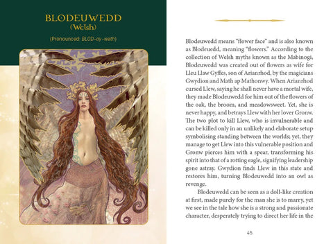 Celtic Goddesses, Witches And Queens Oracle Cards Deck Schiffer Publishing Sp168