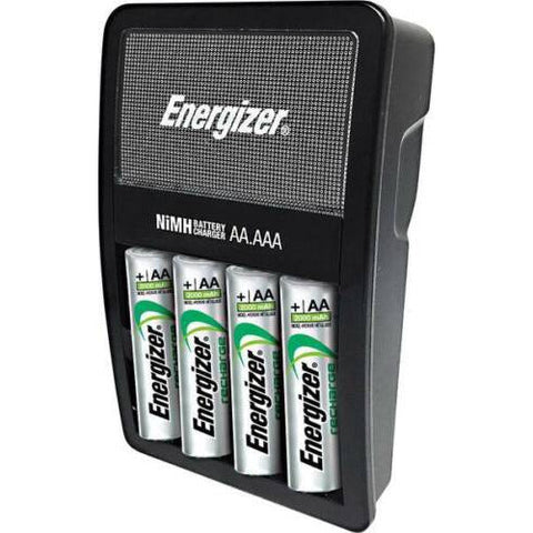 Energizer Recharge Maxi AA AAA Charger with 4x 2000mAh AA Batteries