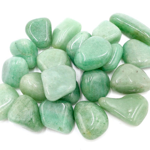 24 Small African Tumble Stones Aventurine Gemstones Amulet Ancient Wisdom NEW