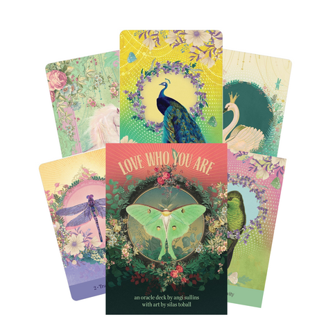 Love Who You Are Oracle Cards by Angi Sullins 44 Deck & Guidebook