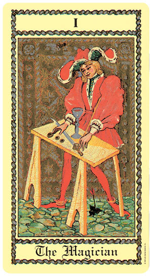Medieval Scapini Tarot Deck by Luigi Scapini 78 Cards Gold US Games