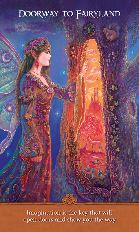 Inspirational Wisdom from Angels & Fairies Oracle Card Deck US Games