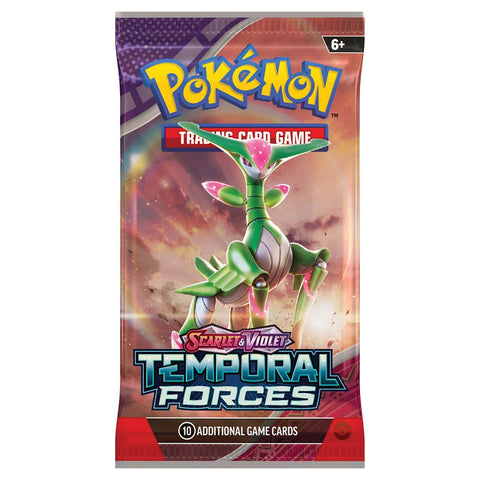 Pokemon TCG Scarlet & Violet Temporal Forces Sealed 10 Card Booster Pack EN