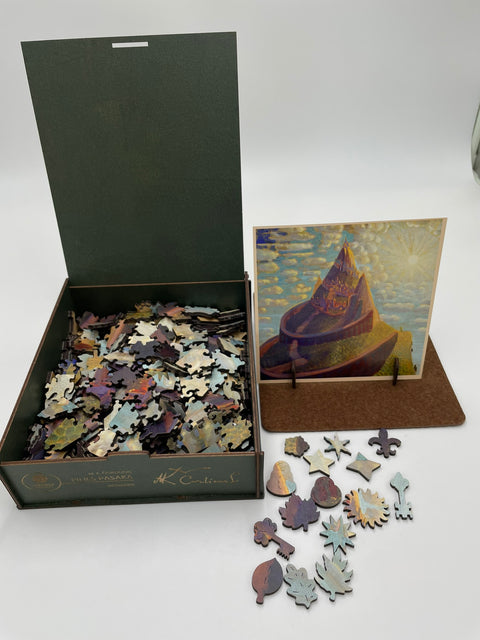 M.K. Ciurlionis Tale of the Castle 150pc Wooden Jigsaw Puzzle M