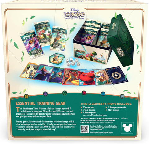 Disney Lorcana Archazia's Island Illumineer's Trove Box 8 Booster Packs