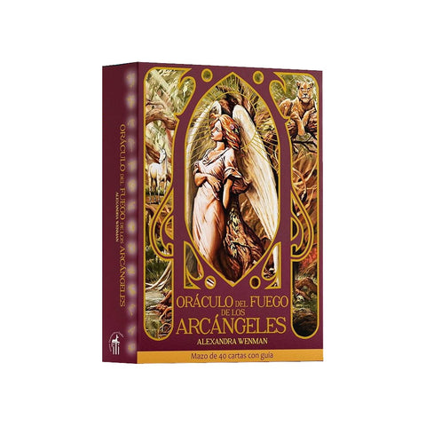 Archangel Fire Oracle Cards & Guidebook Spanish Deck by Inner Traditions