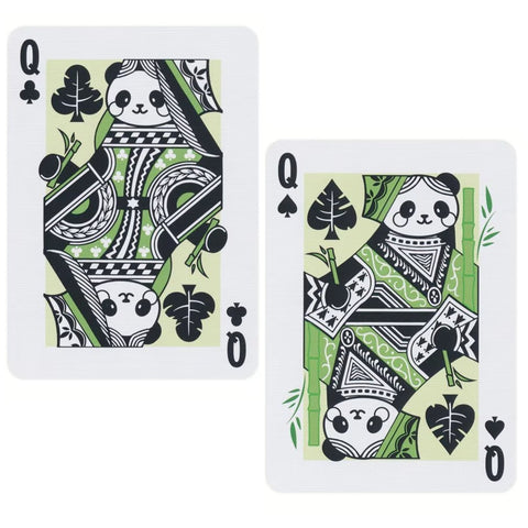 Bicycle Panda Playing Cards Deck Poker Size USPCC Green Limited Edition