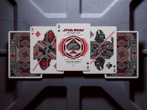 Star Wars Dark Side Playing Cards Deck by Theory11 Black Red Poker