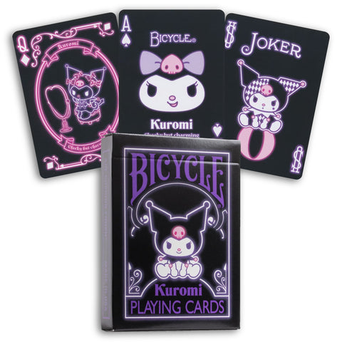 Bicycle Kuromi Sanrio Official Playing Cards Deck Poker Size Black