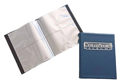 Ultra Pro 4-Pocket Trading Card Album Portfolio Blue 80 Card Storage