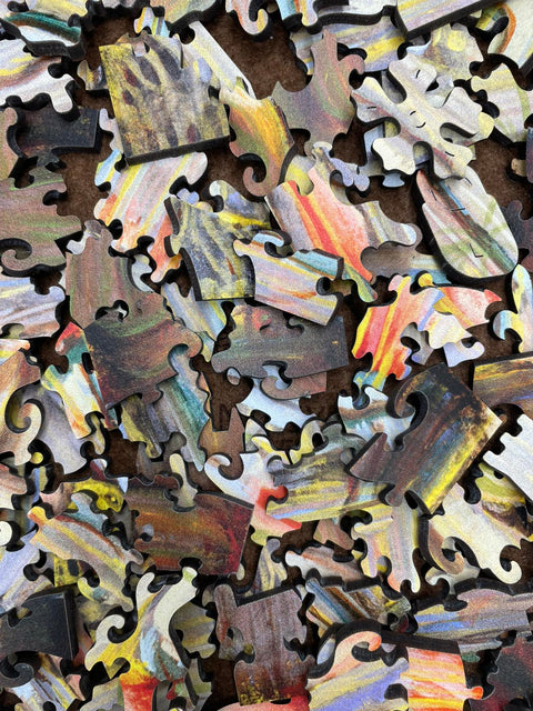 M.K. Ciurlionis Creation of the World IX 150pc Wooden Puzzle, M Size