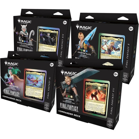 Magic The Gathering Final Fantasy VI Revival Trance Commander Deck 100 Cards