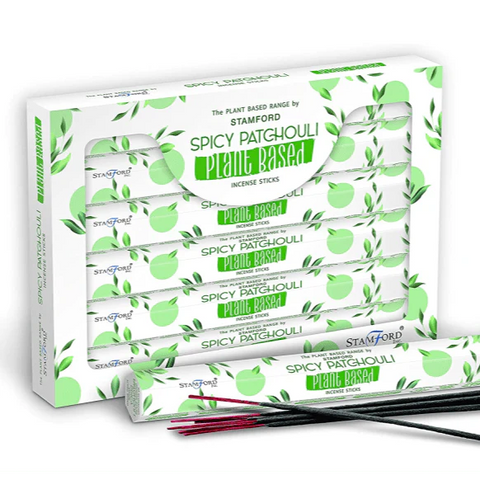20x Spicy Patchouli Stamford Premium Plant Based Incense Sticks Vegan