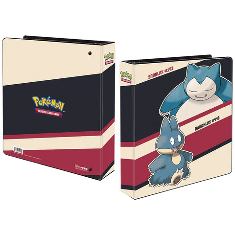 Ultra Pro Snorlax & Munchlax 2-Inch 3-Ring Binder for Pokemon Cards