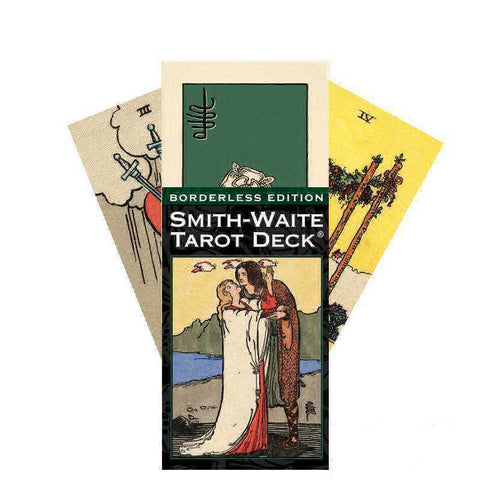 Smith-Waite Borderless Tarot Deck 84 Cards by US Games Systems