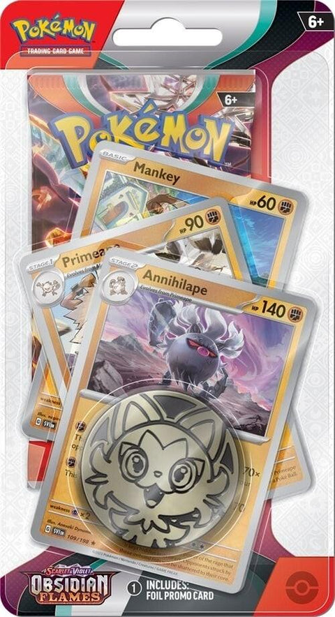 Pokemon TCG Obsidian Flames Annihilape Premium Checklane Blister EN