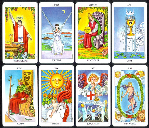 Radiant Rider-Waite Tarot Deck Cards Esoteric Telling Yellow US Games Systems