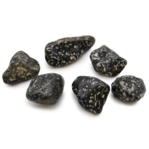 6x Large Guinea Fowl Jasper Tumble Stones 30–50mm Natural Healing Crystals