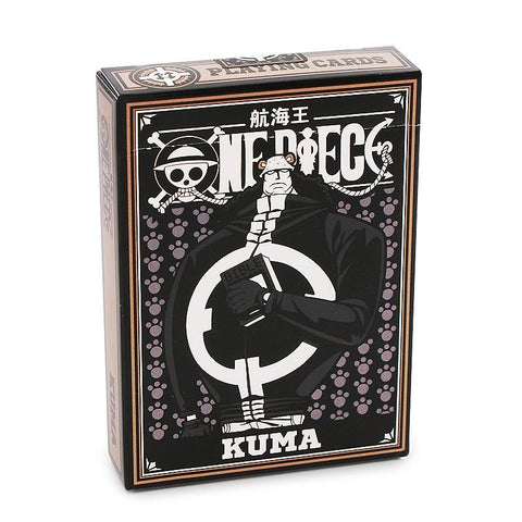 One Piece Kuma Anime Poker Playing Cards by Card Mafia Black Core