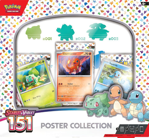 Pokemon TCG Scarlet & Violet 151 Poster Collection Box 3 Boosters EN