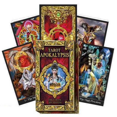 Apokalypsis Tarot Deck & 480p Guidebook Kit by Dunne Huggens Lo Scarabeo