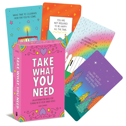 Take What You Need Affirmation Cards Deck Andrews Mcmeel Publishing Amp10