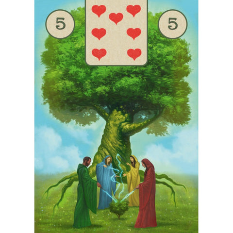 Pagan Lenormand Oracle Cards Deck by Lo Scarabeo with Guidebook