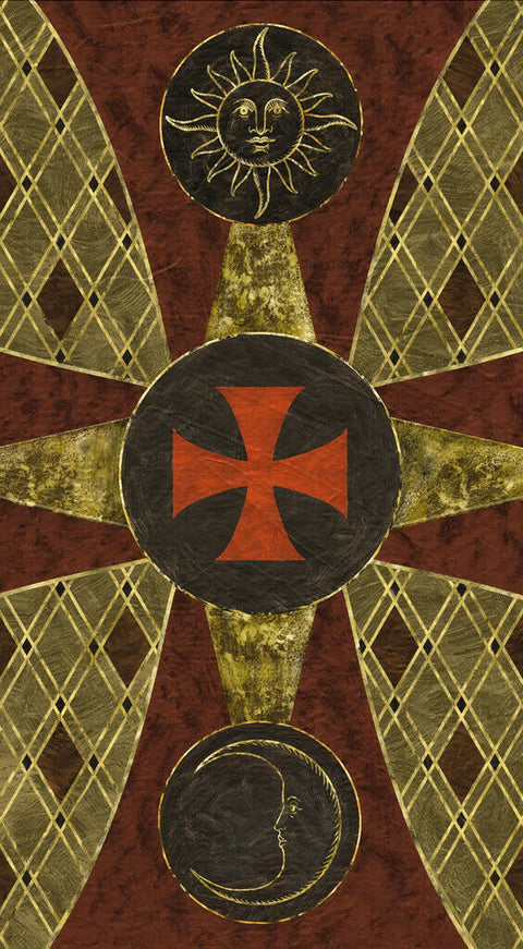 Knights Templar Tarot Deck 78 Cards & Guidebook Lo Scarabeo New Sealed
