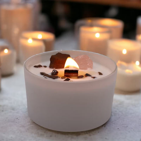 Chakra Crystal Candle - Sacred Chakra Ancient Wisdom