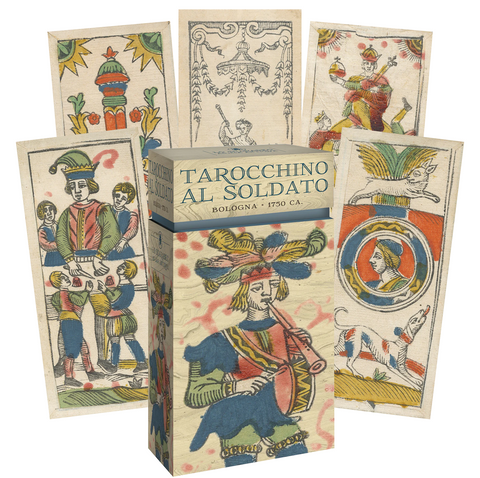 Tarocchino Al Soldato Tarot Cards Deck Limited Edition Lo Scarabeo Bologna NEW