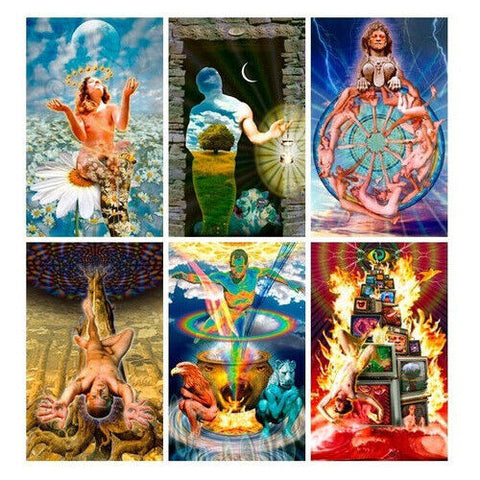 Cosmic Tribe Tarot Deck 80 Cards with Guidebook by Stevee Postman