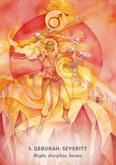 Spiritual Oracle Card Deck – Tree of Life Theme with Guidebook