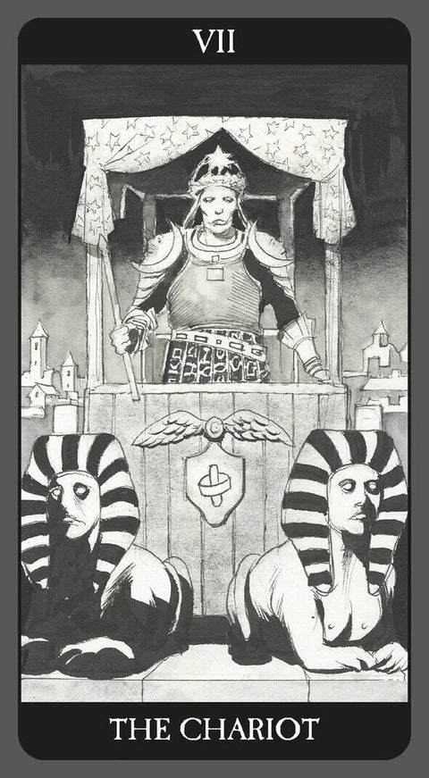 Dark Side of Tarot Deck & Guidebook by Sasha Graham, Corrado Roi, Lo Scarabeo