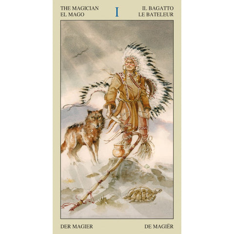 Native American Tarot Deck by Lo Scarabeo 78 Cards with Guidebook