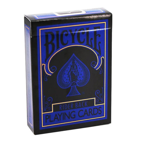 Bicycle Reverse Rider Back Playing Cards Deck Blue Black Poker Magic