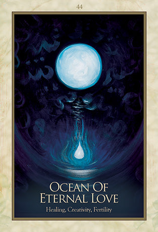 Gaia Oracle Deck by Toni Carmine Salerno 45 Cards & Guidebook Blue Angel