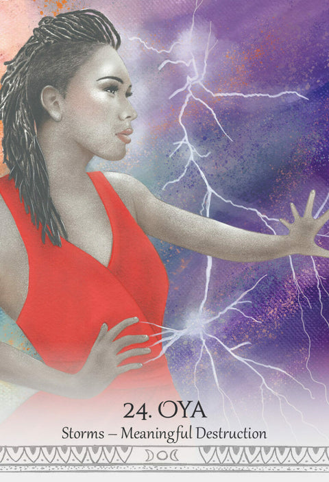 Goddess Spirit Oracle Deck by Rachel Johnson Blue Angel 44 Cards & Guidebook