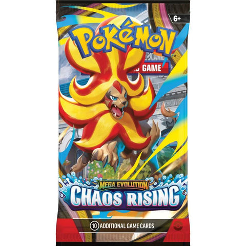 Pokemon TCG Mega Evolution Chaos Rising Booster Pack 10 Cards English (ENG)