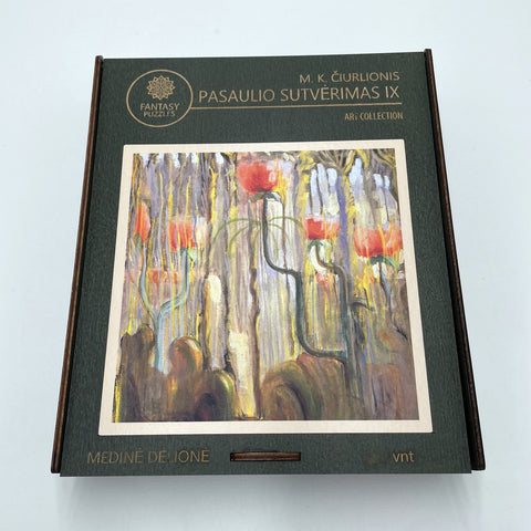 M.K. Ciurlionis Creation of the World IX 300pc Wooden Jigsaw Puzzle