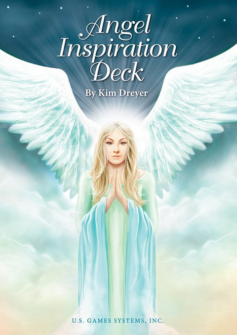 Angel Inspiration Oracle Deck by Kim Dreyer, 44 Cards, US Games Systems