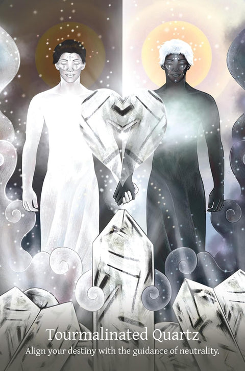 Shamanic Crystals Oracle Cards 45-Card Deck & Guidebook by Blue Angel