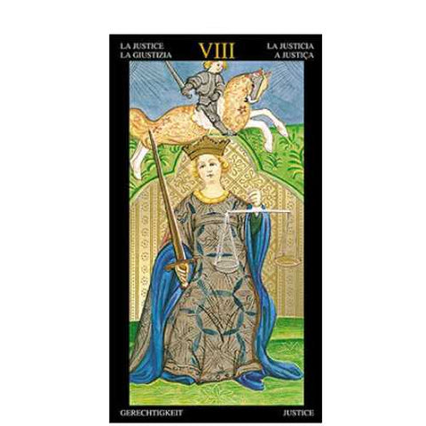 Golden Visconti Grand Trumps Tarot Deck 22 Cards Lo Scarabeo