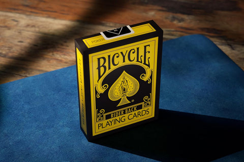 Bicycle Reverse Yellow Black Playing Cards Deck Poker Magic Tricks