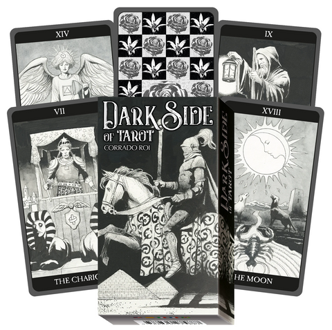 Dark Side of Tarot 78-Card Deck Lo Scarabeo by Corrado Roi Sasha Graham