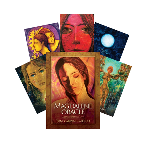 Magdalene Oracle Cards Deck With Borderless Design Esoteric Blue Angel NEW