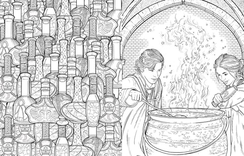 Hogwarts Legacy: The Official Coloring Book Insight Editions